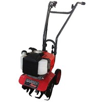 GardenTrax Tiller Gas Powered Mini Cultivator w/2-Cycle 43cc Engine